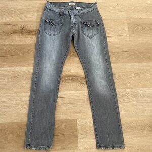 Vintage Levi's_Slouch Skinny 504_Size 11_Grey Wash Jeans